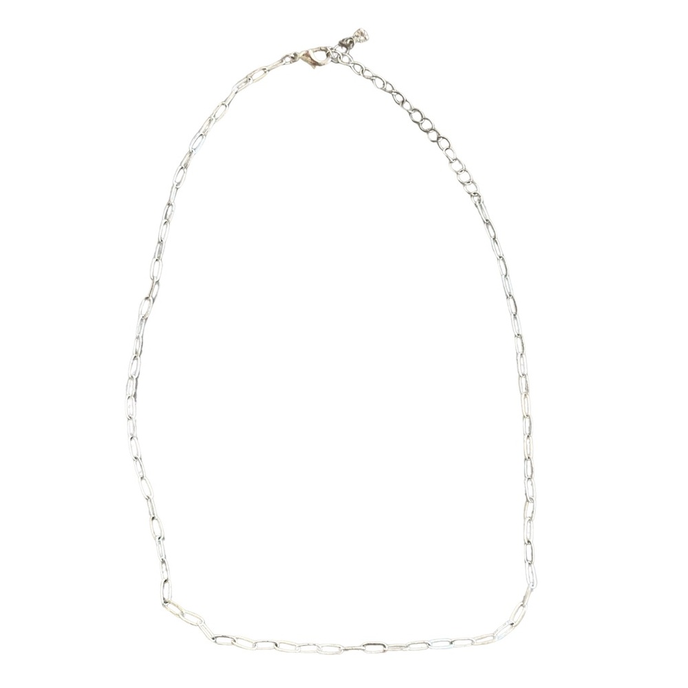 Simple Silver Chain Necklace